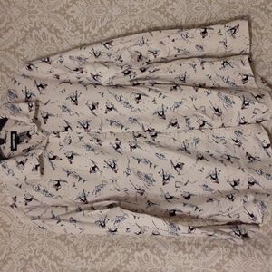 Lands End Flannel Shirt EUC